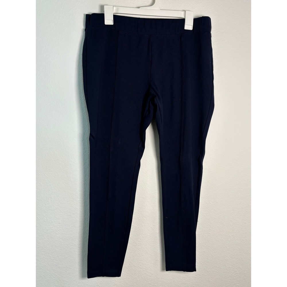Old Navy Stevie Navy Blue Ponte Knit‎ Skinny Pull On Seamed Pants XL